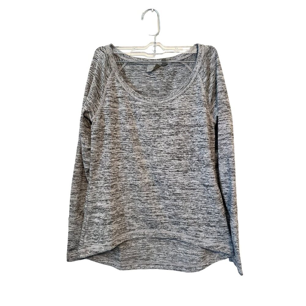 Athleta Long Sleeve Athletic Lounge Top Gray Size Small